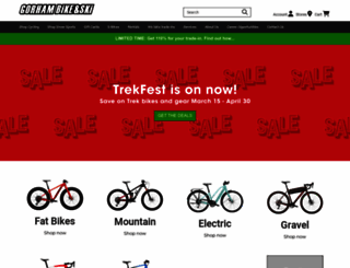 gorhambike.com screenshot