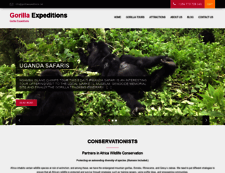 gorillaexpeditions.net screenshot