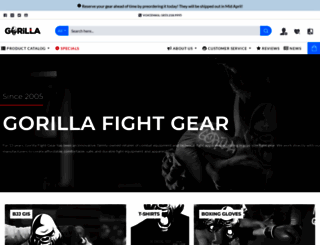 gorillagear.ca screenshot