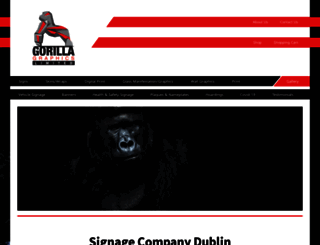 gorillagraphics.ie screenshot