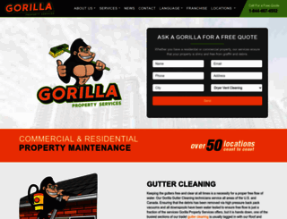 gorillapropertyservices.com screenshot