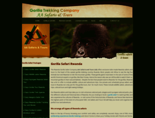 gorillasafarirwanda.com screenshot