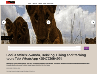 gorillasafarisrwanda.com screenshot