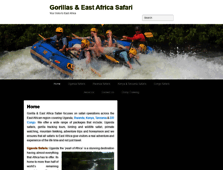 gorillasofuganda.com screenshot