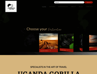 gorillasugandasafaris.com screenshot