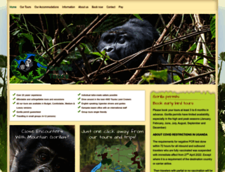 gorillatours.com screenshot