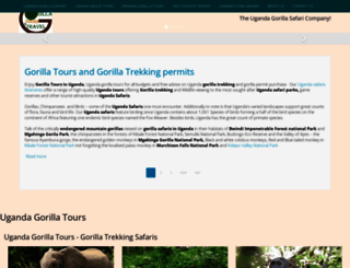 gorillatoursandtravel.com screenshot
