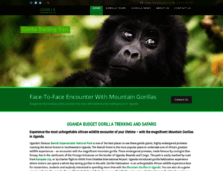 gorillatrackingsafari.com screenshot