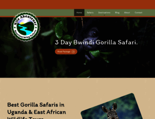 gorillatrekkingugandasafaris.com screenshot