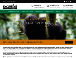 gorillatrekuganda.com screenshot