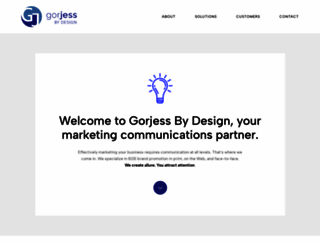 gorjessbydesign.com screenshot