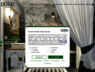 gorkiapartments.com screenshot