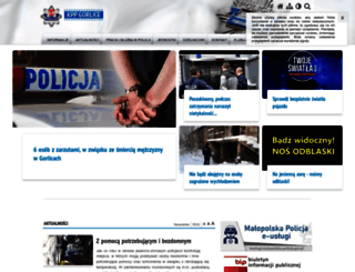 gorlice.policja.gov.pl screenshot
