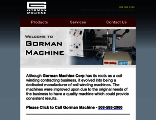 gormanmachine.com screenshot