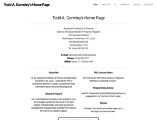 gormley.info screenshot