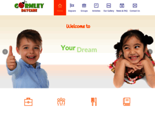 gormleydaycare.com screenshot