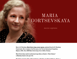 gortsevskaya.com screenshot