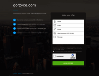 gorzyce.com screenshot