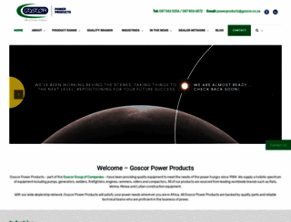 goscor-power-products.co.za screenshot