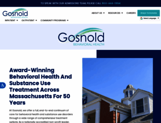 gosnold.org screenshot