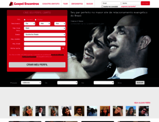 gospelencontros.com screenshot