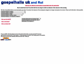 gospelhall.org.uk screenshot