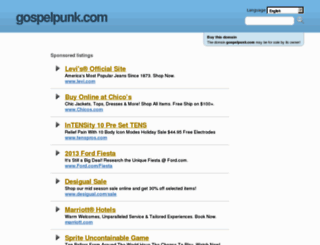 gospelpunk.com screenshot