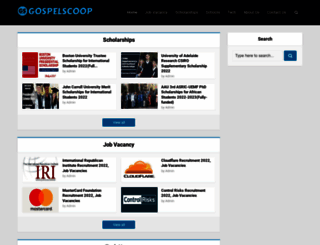 gospelscoop.com screenshot