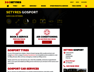 gosportgarageservices.co.uk screenshot