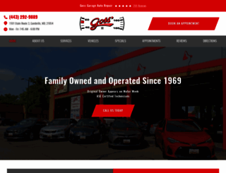 gossgarage2.com screenshot