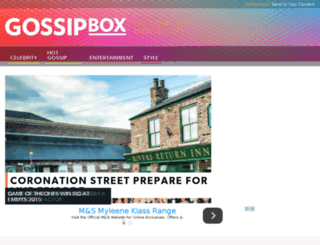 gossipbox.co.uk screenshot