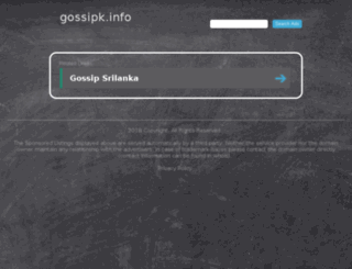gossipk.info screenshot