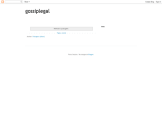gossiplegal.blogspot.com.br screenshot