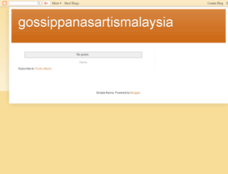 gossippanasartismalaysia.blogspot.com screenshot