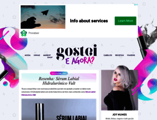 gosteieagora.com screenshot