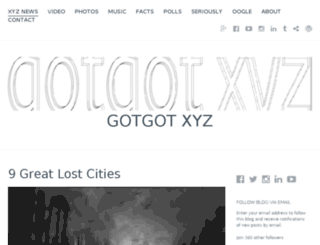gotgotxyz.wordpress.com screenshot