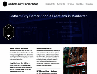gothamcitybarbershop.com screenshot