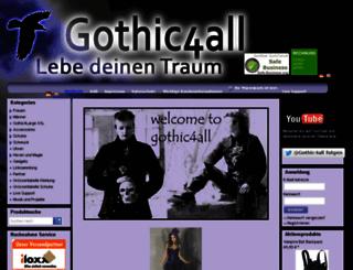 gothic4all.de screenshot