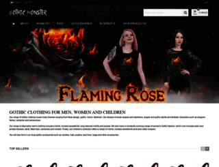 gothicmonster.com screenshot