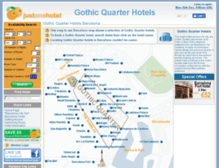 gothicquarterhotels.com screenshot