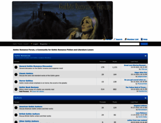 gothicromanceforum.com screenshot