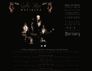 gothicroseantiques.com screenshot