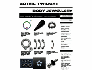 gothictwilight-bodyjewellery.co.uk screenshot