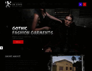 gothicuniforms.com screenshot