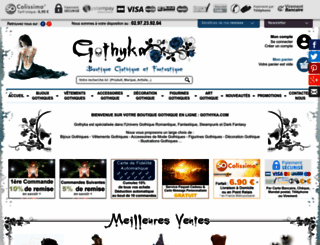 gothyka.com screenshot