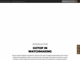 gotopwatches.com screenshot