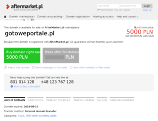 gotoweportale.pl screenshot