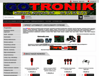 gotronik.pl screenshot