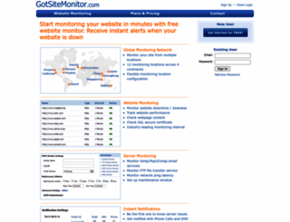 gotsitemonitor.com screenshot