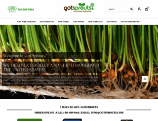 gotsprouts.com screenshot